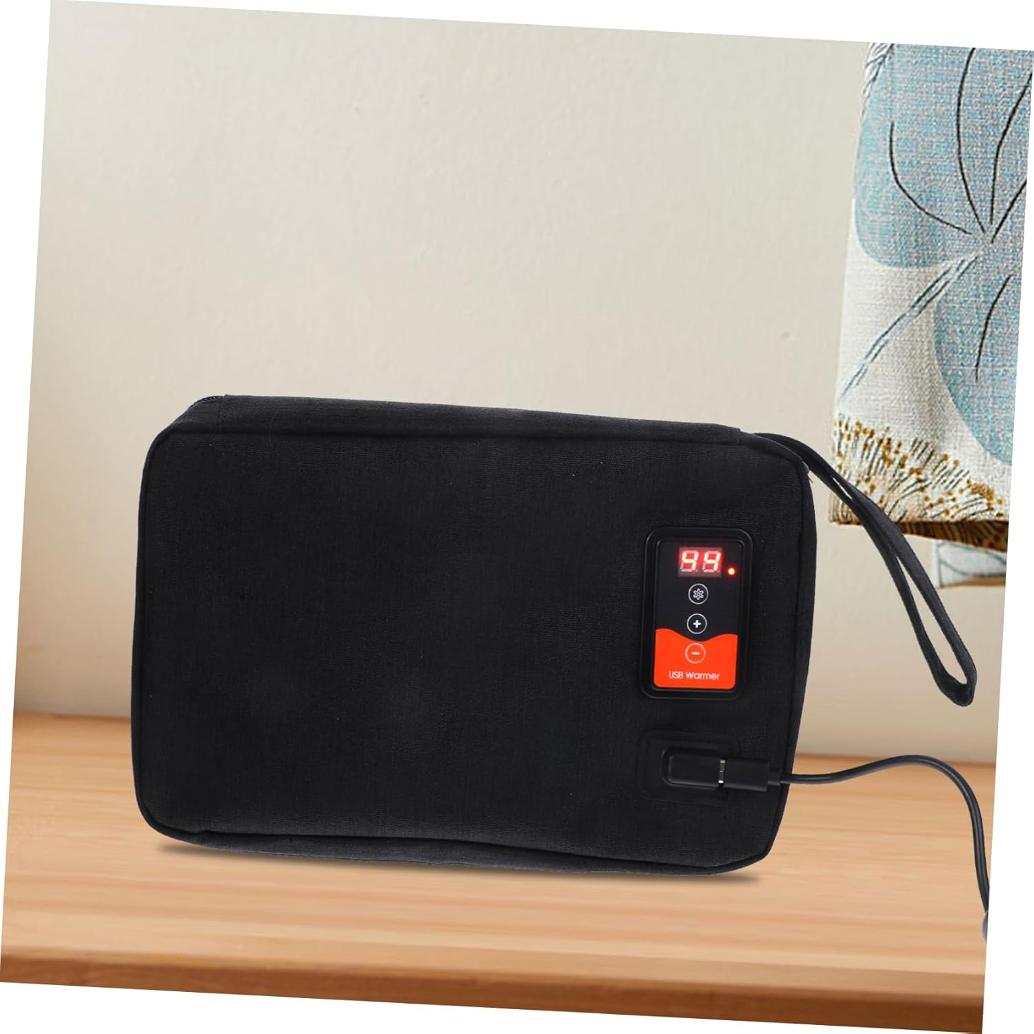 Yardenfun Wipe Warmer Heater Portable USB Wipe Heater with Adjustable Temperature for Home and Travel Keeps Warm and Moist for Neoprene Material image number 2