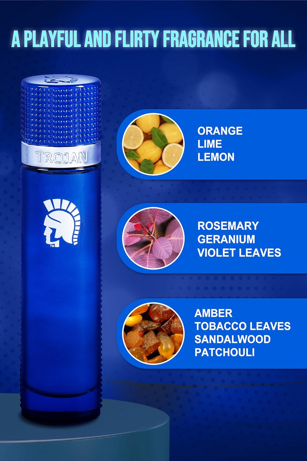 Trojan Fragrances Trojan for All Edt Spray, 3.4 Fluid_Ounces image number 2