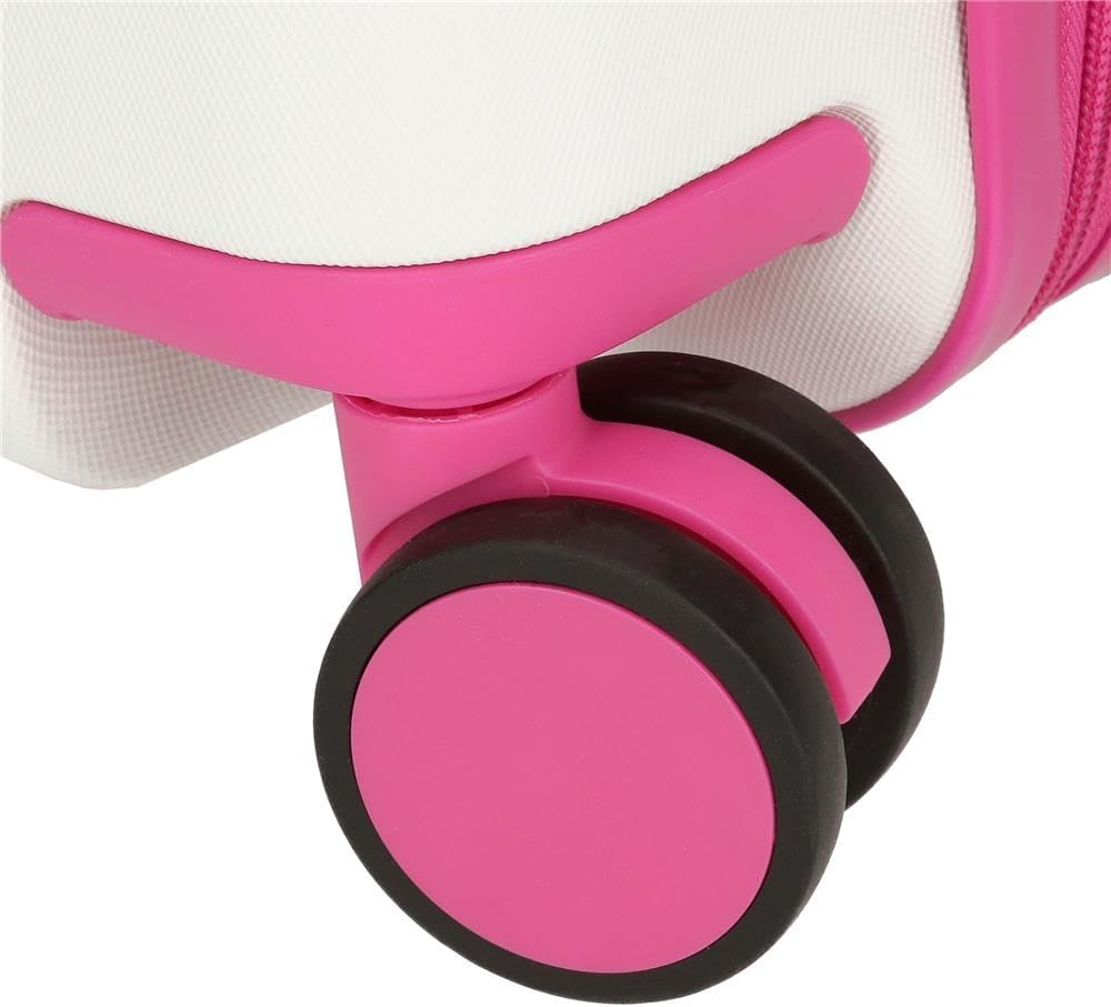 Roll Road Everything Is Ok Children'S Suitcase White 45 X 31 X 20 Cm Hard ABS 24.6L 1.8 Kg 4 Wheels Hand Luggage, White, Children'S Suitcase, White, Children'S Suitcase image number 4