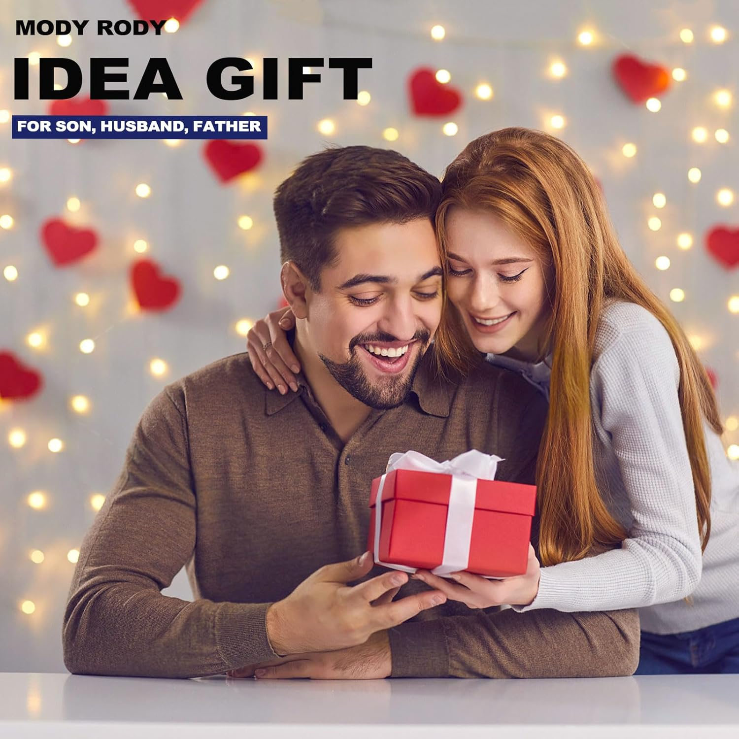 Beard Apron with Suction Cups & Beard Brush Set - Waterproof Beard Bib Apron for Men Shaving Catcher - Beard Hair Catcher for Sink - Black & White image number 3