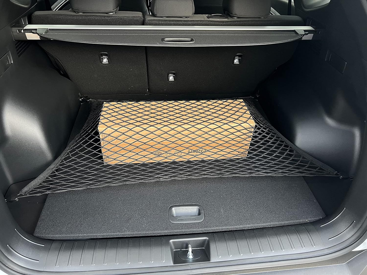 Floor Style Automotive Trunk Mesh Cargo Net for Hyundai Tucson Se N Line 2022-2024 - Premium Trunk Organizer and Storage - Luggage Net for Crossover - Best Car Organizer for Hyundai Tucson image number 3