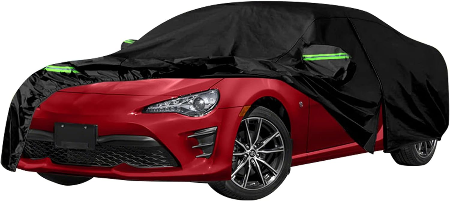 Waterproof Car Cover Replace for 2013-2025 Subaru Brz/Toyota 86, 6 Layers All Weather Car Covers with Zipper Door for Snow Rain Dust Hail Protection (BRZ) image number 1
