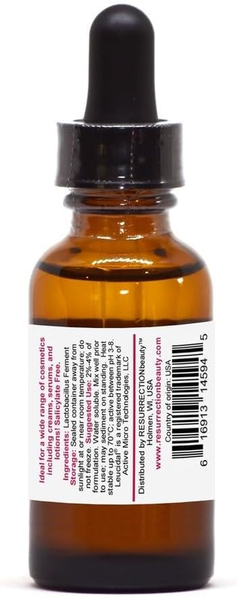Leucidal Liquid SF, Natural Preservative Ingredient for Homemade Hyaluronic Acid Serums and Other Cosmetics, 30Ml image number 2