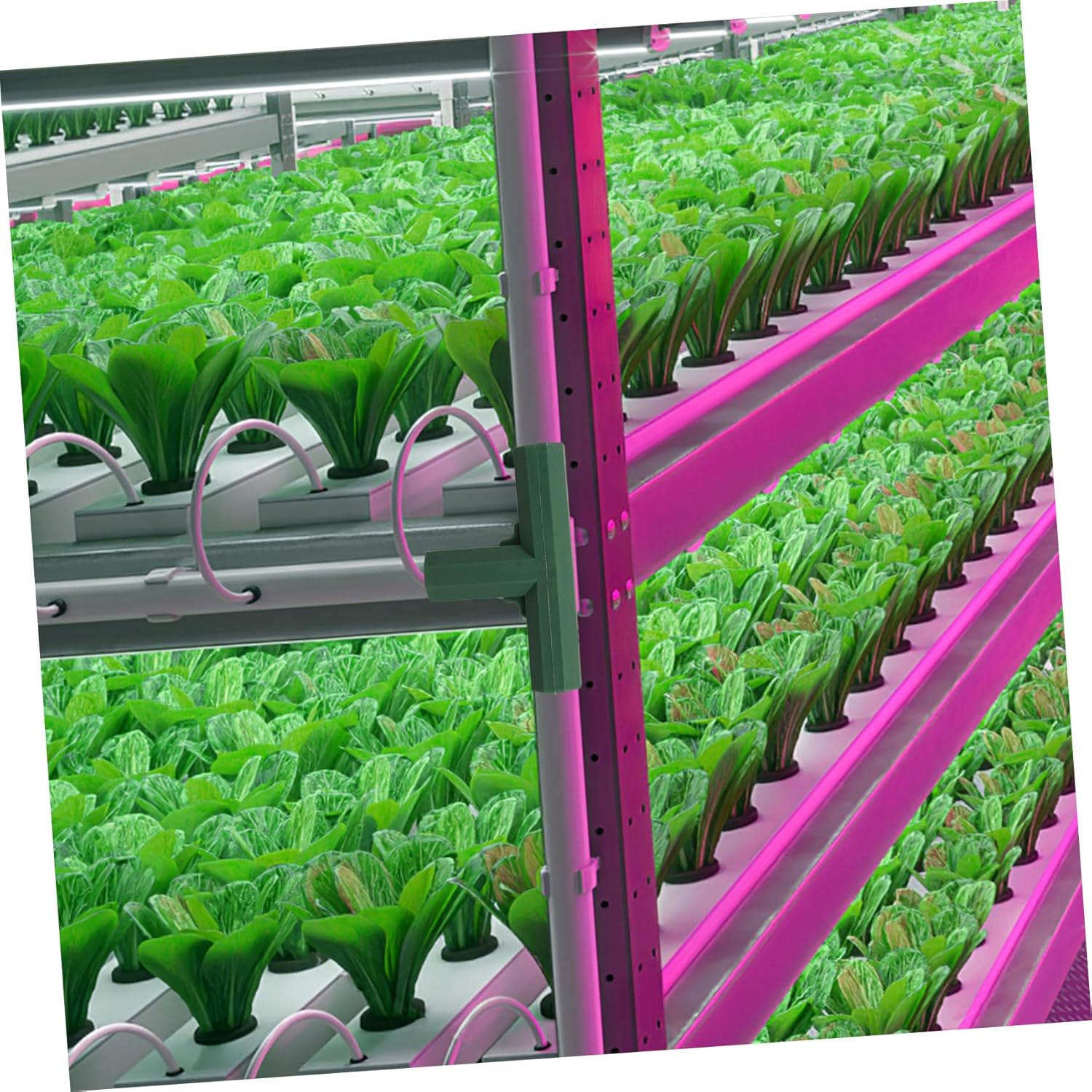 BEBEMOKO 12Pcs Three-Way Gardening Frame Joints Greenhouse Connectors Frame Connector for Greenhouse Material Reusable and Stable image number 5