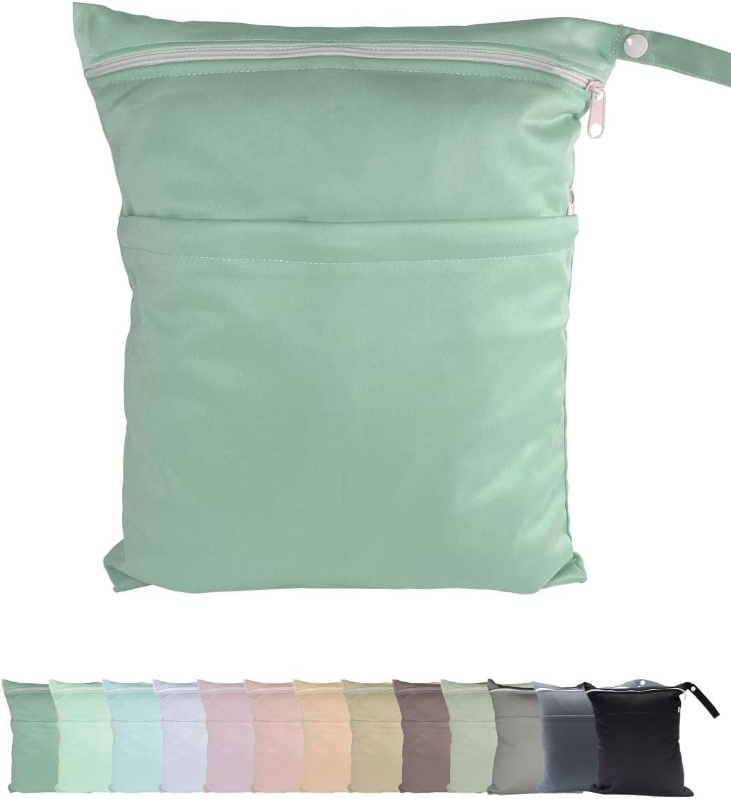 Panos 2 Pocket Waterproof Diaper Pouch, Change of Clothes, Wet Bag