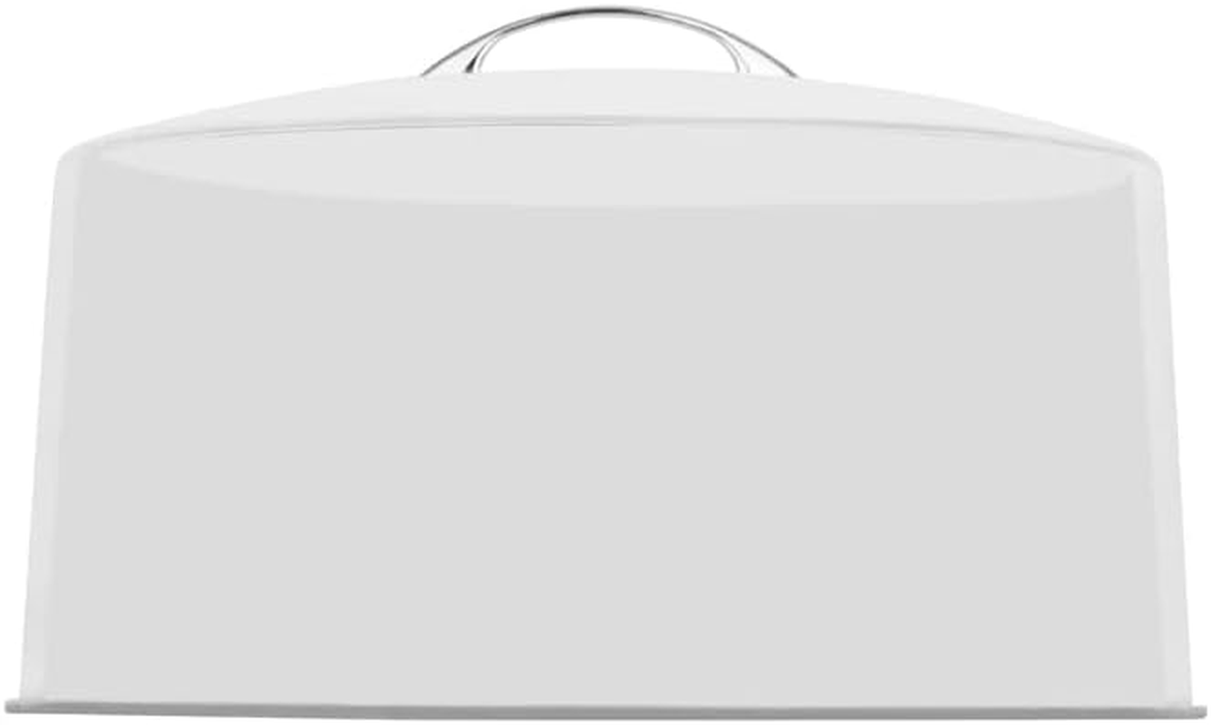 Chef Inox Cake Cover Clear with Chrome Handle, 300 Mm X 185 Mm Size
