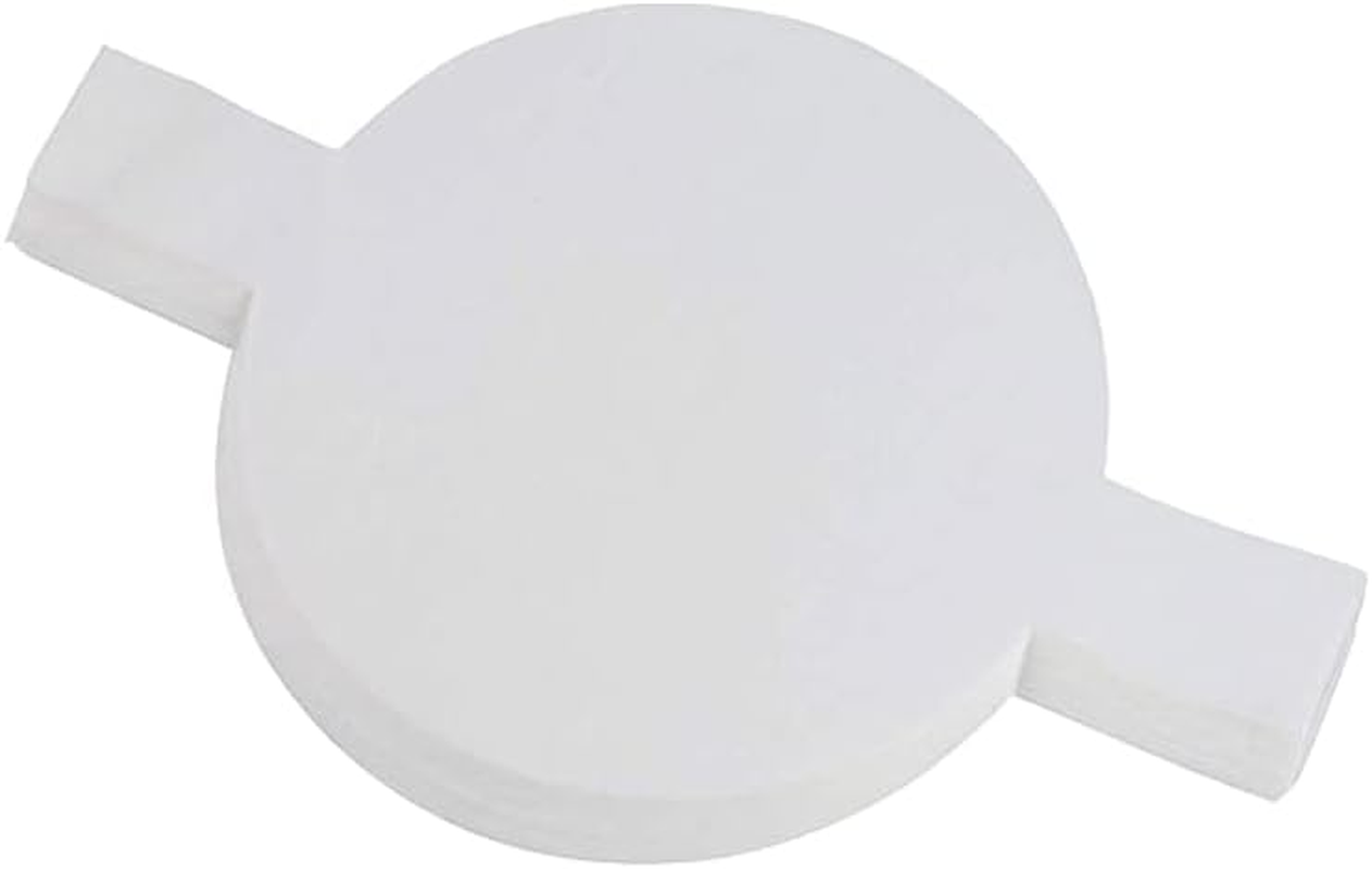 100Pcs Baking Paper, Non-Stick Baking Parchment round Cake Tin Liners with Hanging Ears for Kitchen Home (15Cm, White)