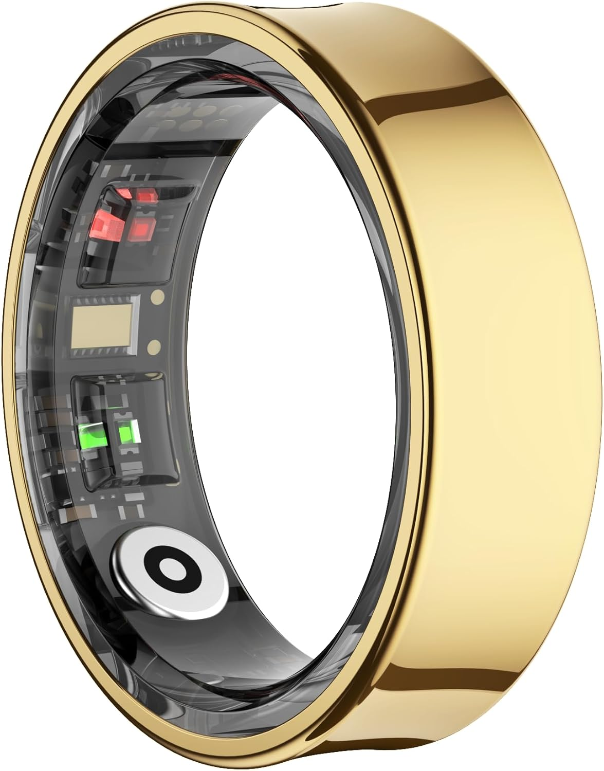 Forge Arcus Stainless Steel Smart Ring (Black, 12)