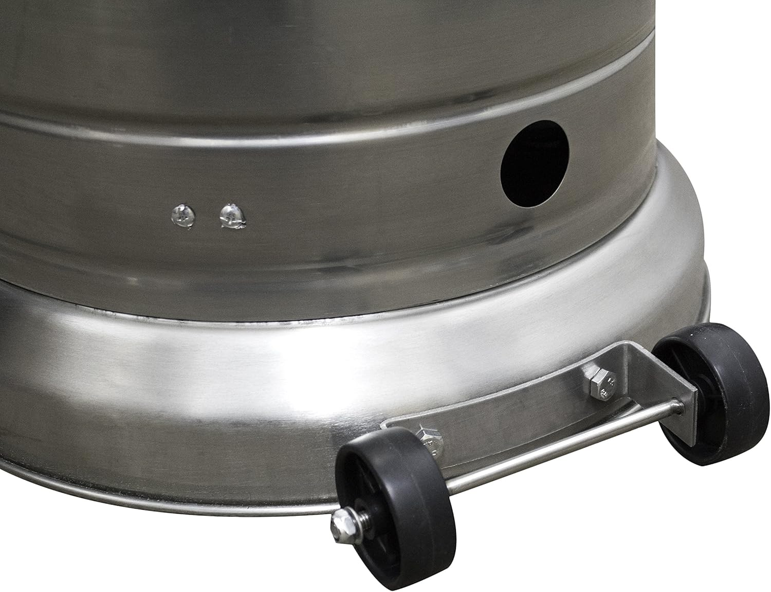 Hiland THP-WHLS-SS, Tall Heater Wheel Set, One Size Fits All, Stainless Steel image number 5