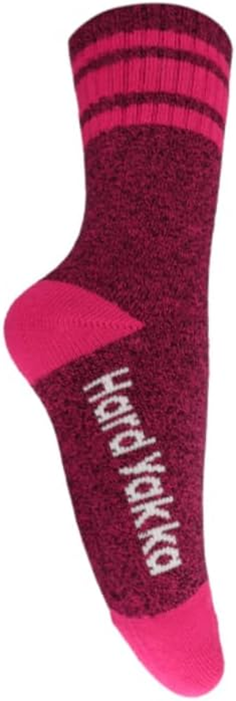 Hard Yakka Women'S Bamboo Socks - Black/Pink image number 2