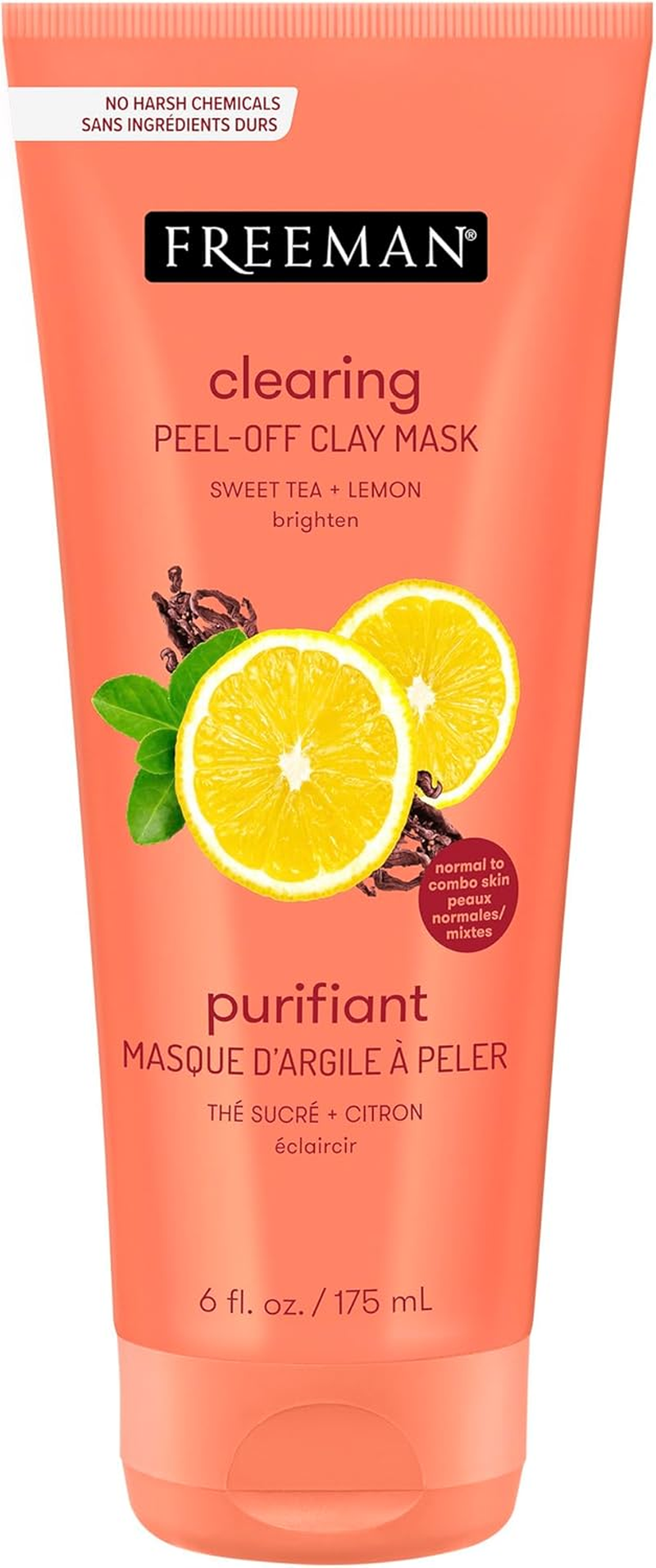 Freeman Feeling Beautiful Clearing Sweet Tea and Lemon Peel-Off Clay Mask 175Ml, 1050 Gram image number 4