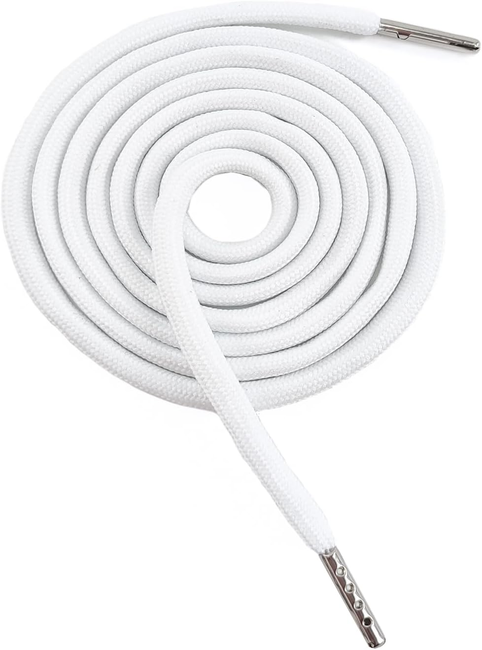 WALWAL 1 Pcs 51 Inch Replacement Drawstrings Cotton Drawstring Cord, Suitable for Sweatpants Hoodies Shorts(White, Metal Rope Head) image number 4