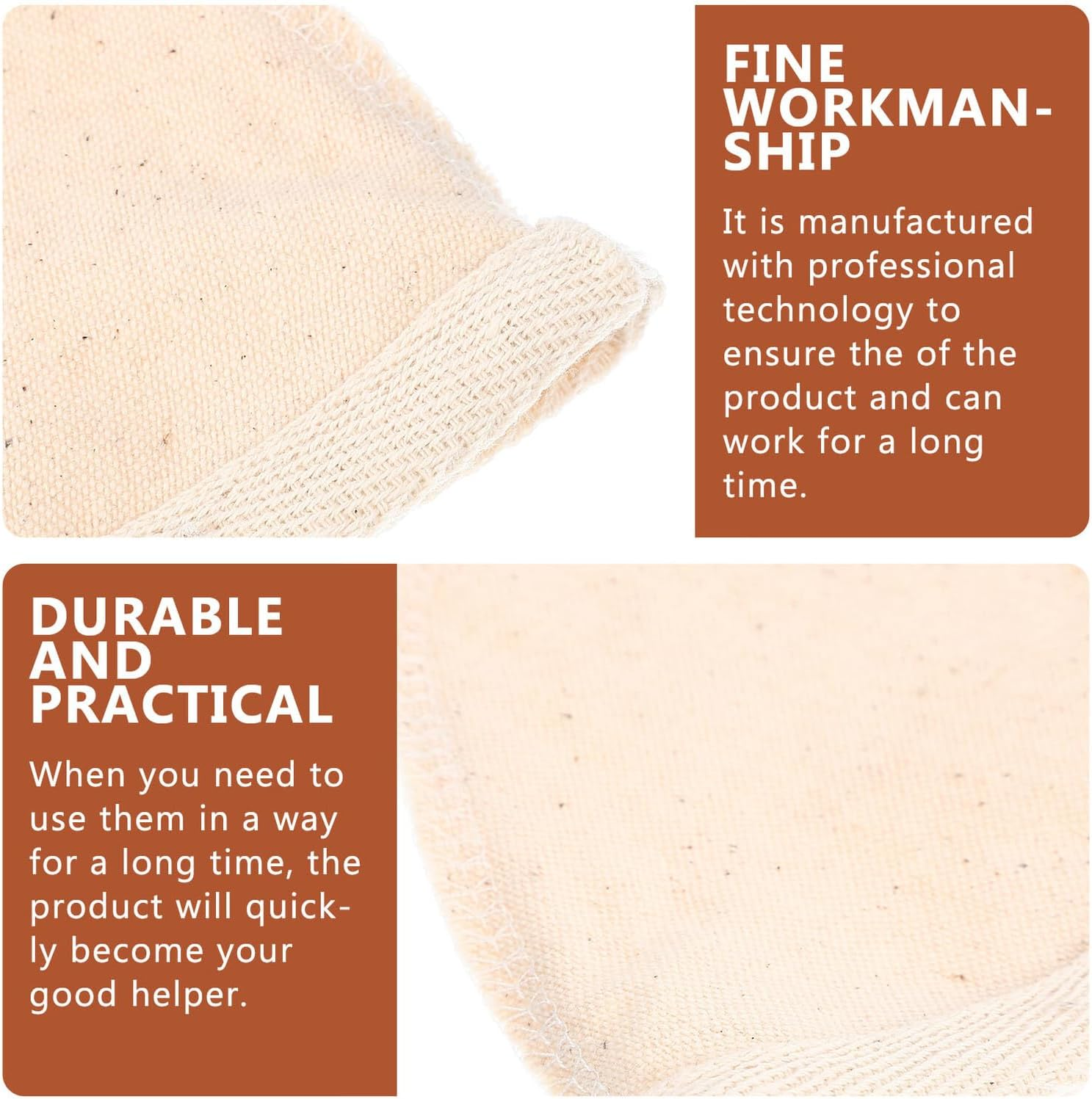 UTHCLO 2Pcs Reusable Cotton Mesh Coffee Filter Bag for Home Brewing Tea Milk Straining Fine Filtering Easy to Clean Multipurpose Tea Leaf Juice Strainer image number 1