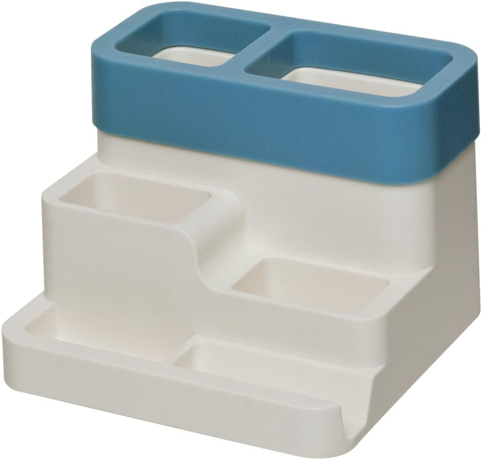 Nakabayashi PLS-MSK1-G Desk Organizer, Pen Holder, Multi Stand, Green