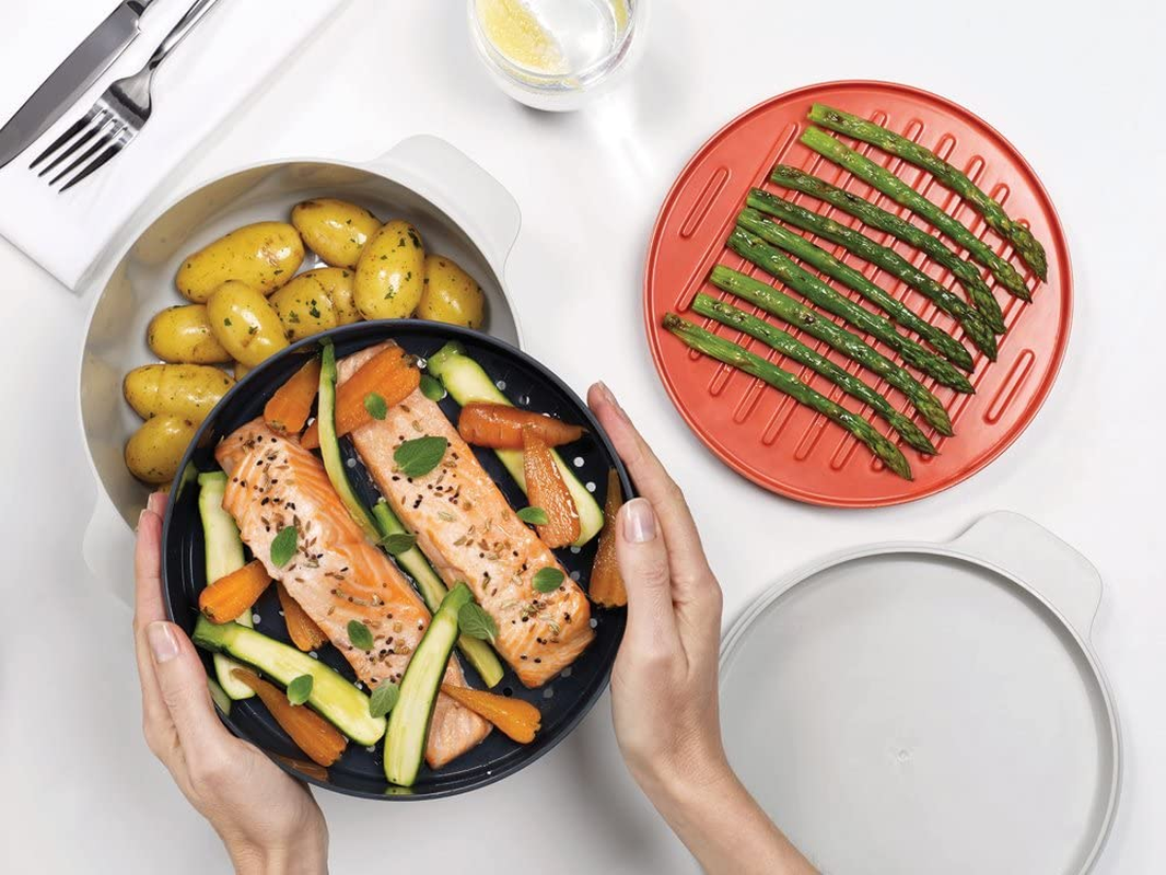 Joseph Joseph 45001 M-Cuisine 4 Piece Stackable Microwave Cooking Set