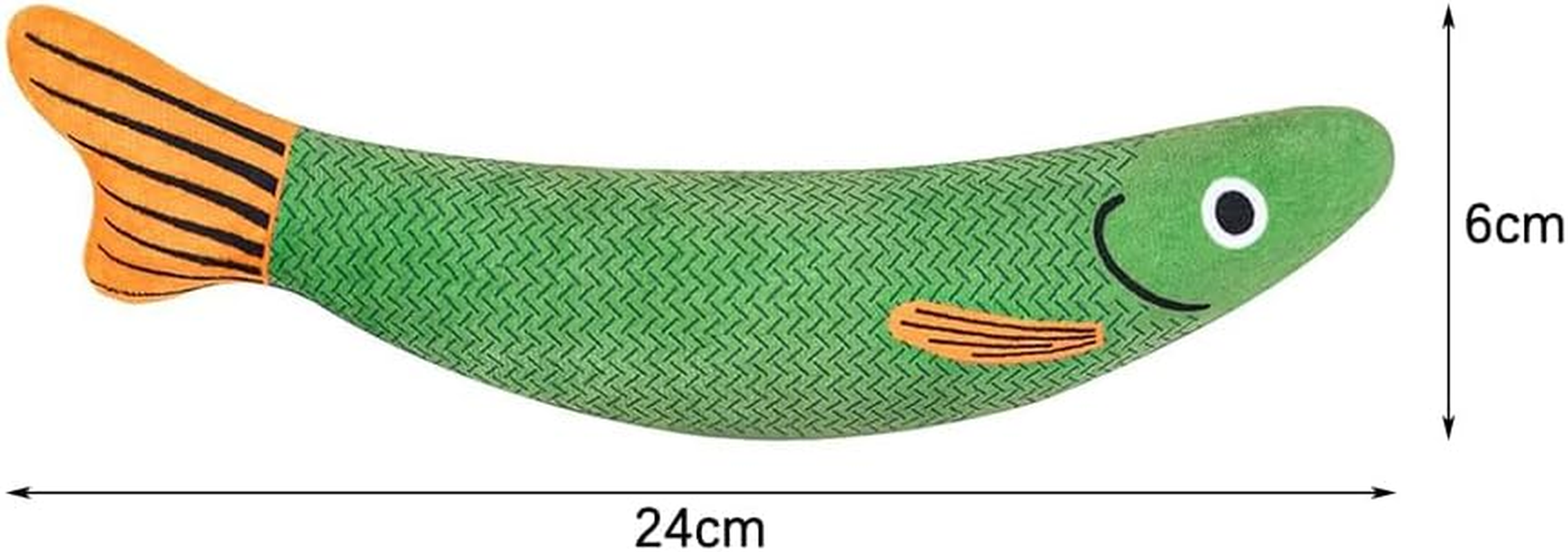 Sarini 2 Pack Catnip to Ys Saury Fish,Catnip Crinkle Sound to Ys for Indoor Adult Kitten,Interactive to Y for Cat Chew to Ys for All Breeds image number 1