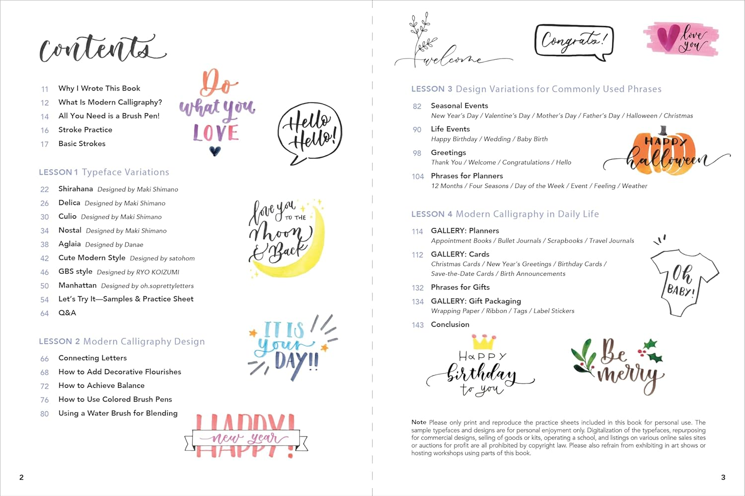 A Beginner'S Guide to Modern Calligraphy & Brush Pen Lettering: Learn to Create Beautiful Hand Lettering for Invitations, Cards, Journals and More! (With 550 Color Photos & Illustrations) image number 4