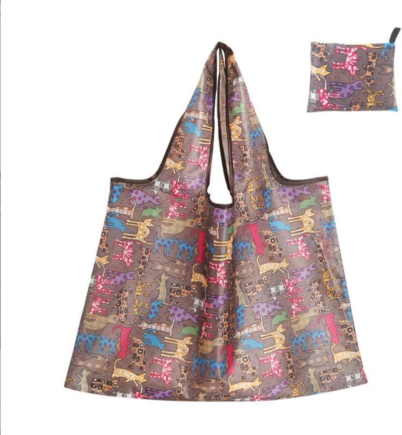 Extra-Large 22L Heavy Duty Hold up to 20Kg Foldable Nylon Tote Bag - Durable, Reusable Shopping & Travel Shoulder Bag with Wrist Strap for Men and Women image number 1