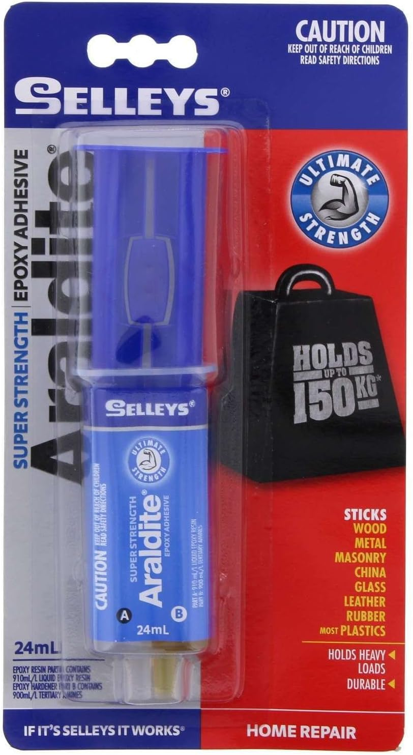 Selleys Araldite Super Strength Epoxy Adhesive 24 Ml, Clear