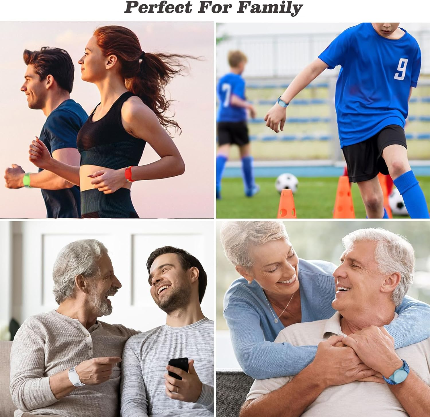 3/4/5 Packs Princess Cruise Medallion Holder,Compatible for Princess Cruise Medallion,Breathable Hook&Loop Nylon Sport Style (Black-Black+Grey+Blue+Pink) image number 3