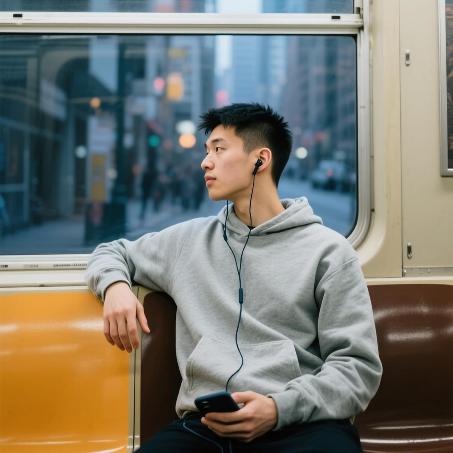 Oxtxuzdm Comfortable in Ear Corded Headsets Clear Voice Call Noise Reductions Ergonomic Design for Workout Jogging Corded Earbuds image number 6