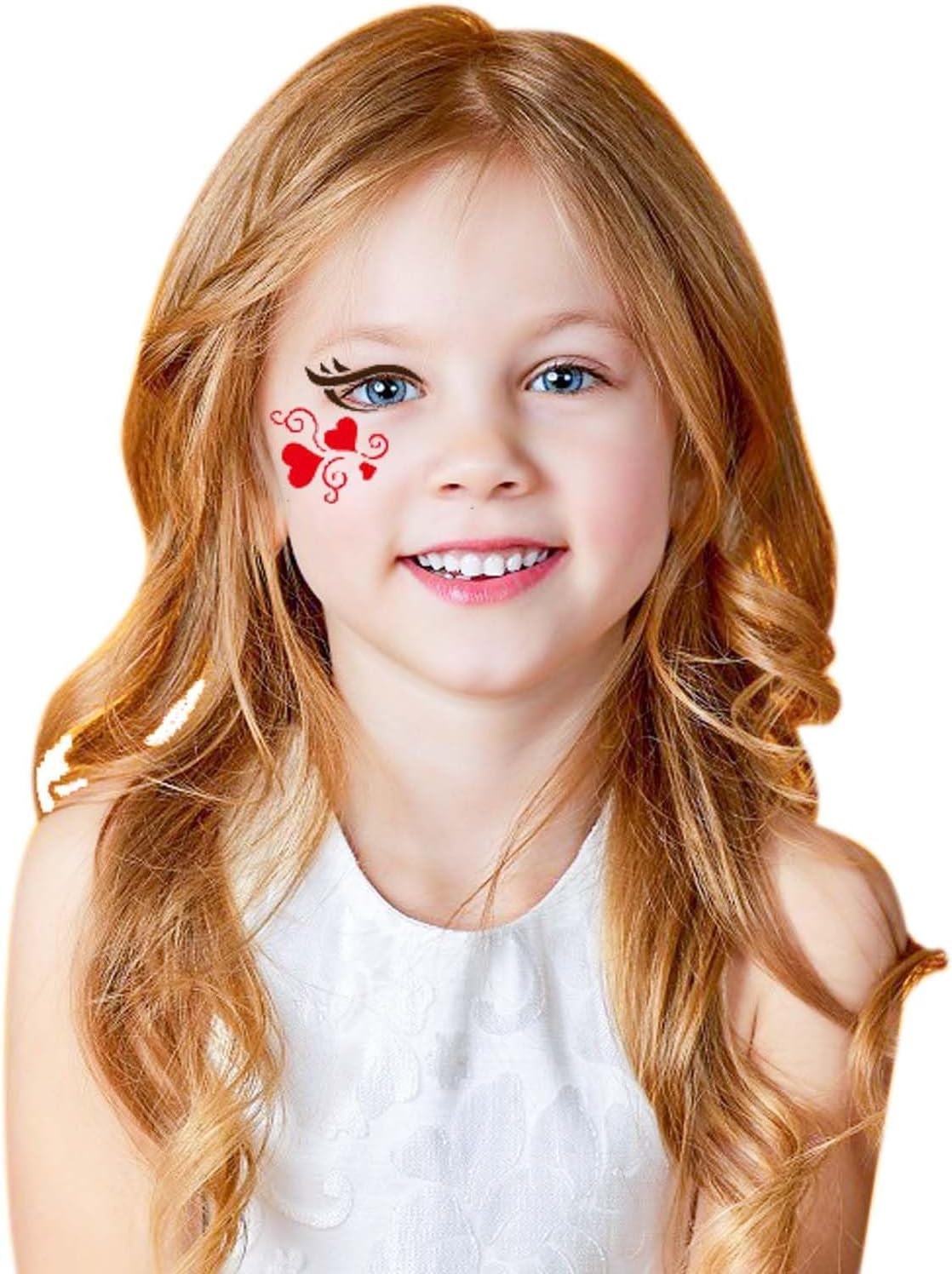 28 Pcs Face Paint Stencils Kit - Reusable Face Tattoo & Body Makeup Painting Templates for Kids & Adults image number 2