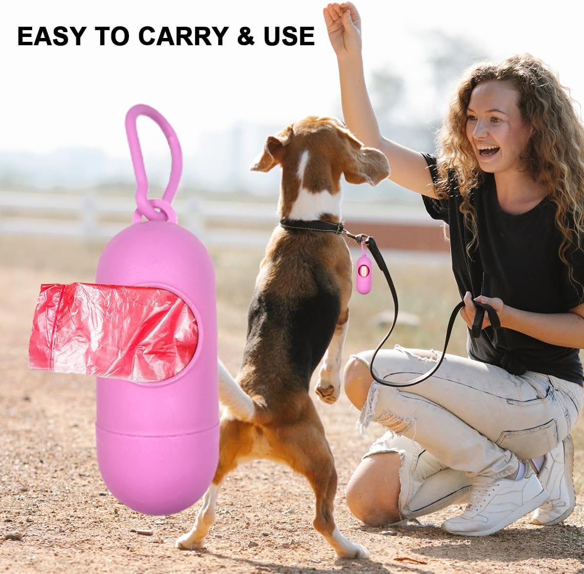 Ruayia Dog Lead with Comfortable Padded Handle, Sturdy Dog Lead for Training and Walking, Reflective Soft Nylon Lead for Large Dogs, 1.5 M, Blue image number 6