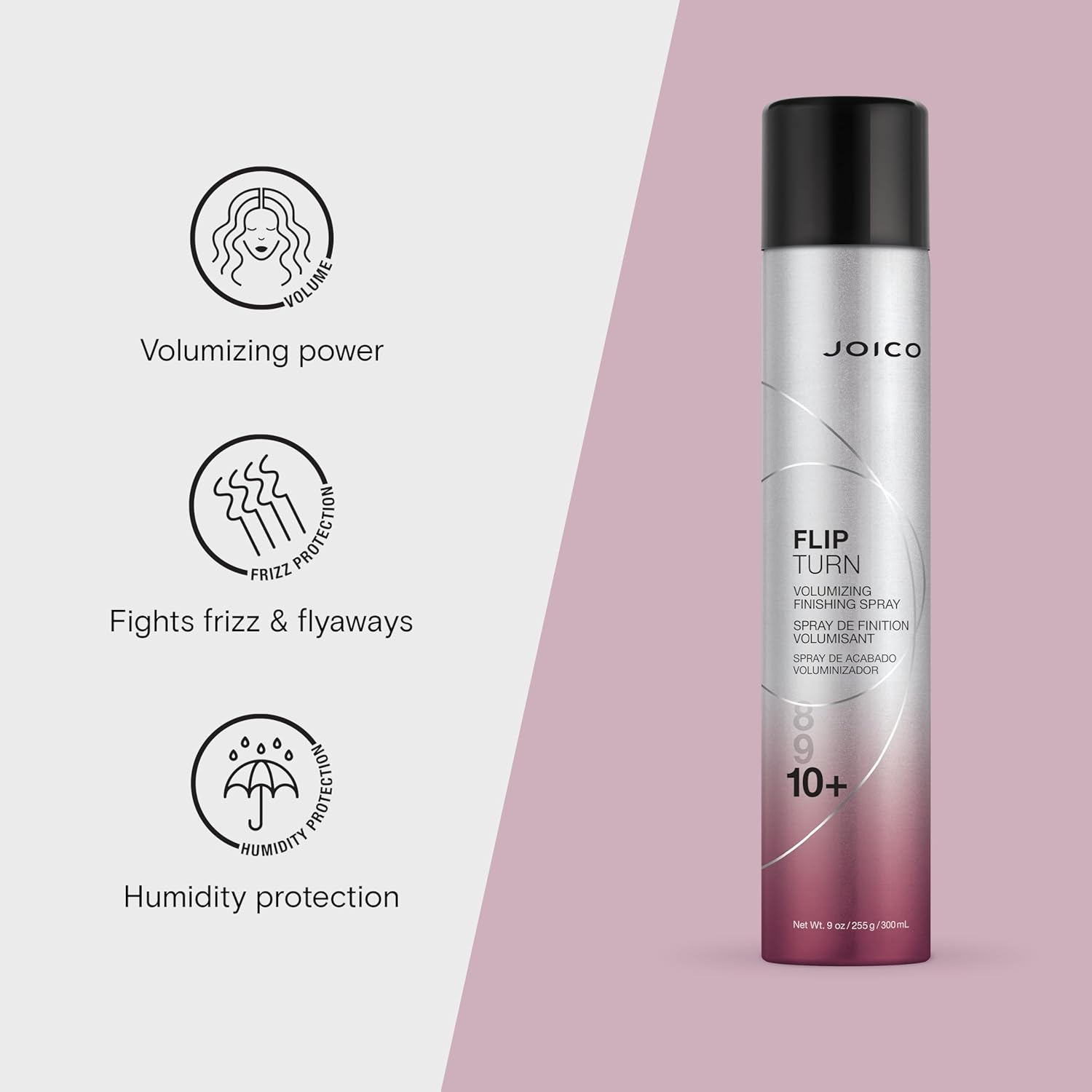 Joico Flip Turn Volumizing Finishing Spray 300 Ml image number 2