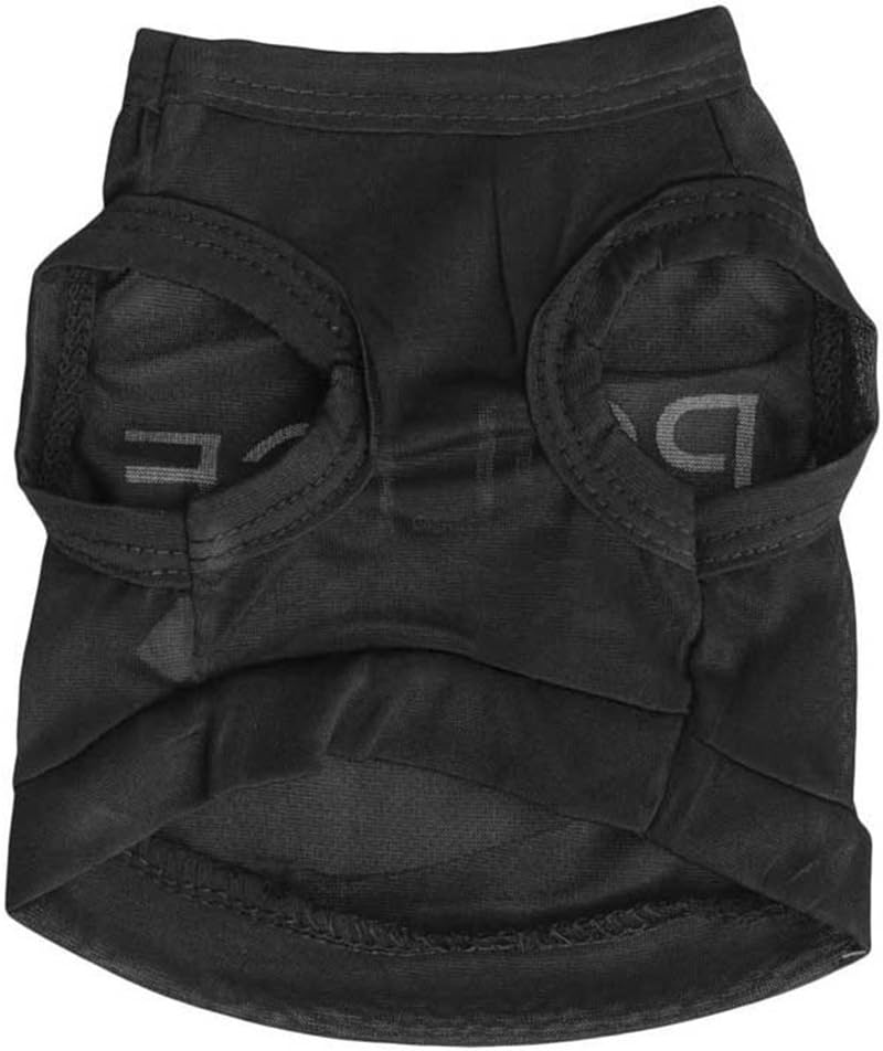 Pet Dog Puppy Vest T-Shirt Police Suit Cosplay Dog Costume Black image number 3