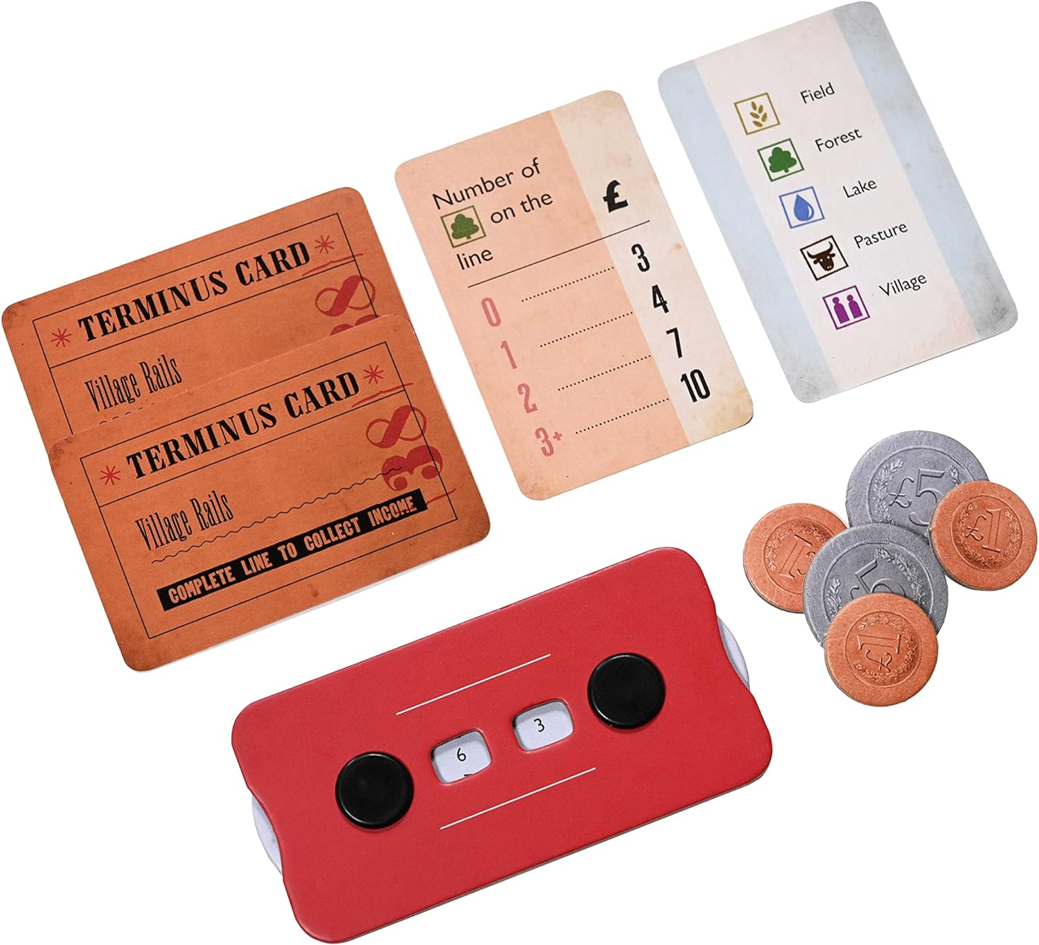 Osprey Games Village Rails Card Game