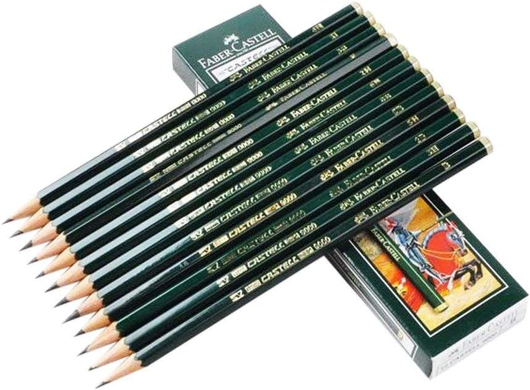 Faber-Castell 9000 8B Drawing Pencil 12-Pieces (FC90008BP) - 2H image number 6