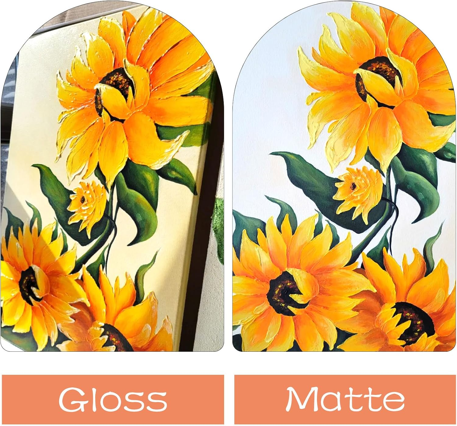 Gloss Varnish for Acrylic Painting, 2 X 100Ml Acrylic Varnish, Acrylic Paint Sealer Keeps Paintings from Yellowing, Cracking, and Dust, Maintains Permanent Color( Gloss + Matte )