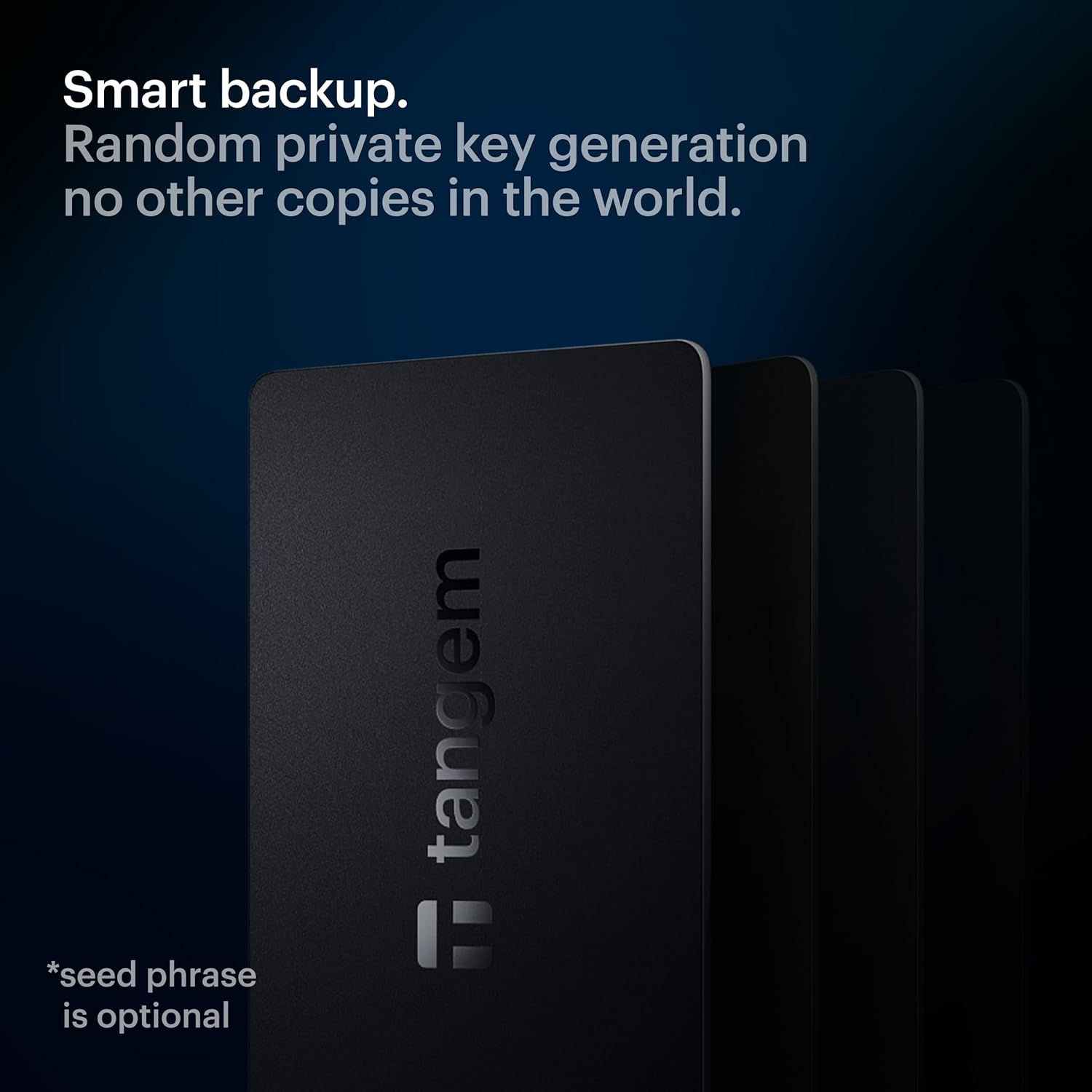 TANGEM Wallet 2.0 Pack of 3 - Secure Crypto Wallet - Trusted Cold Storage for Bitcoin, Ethereum, Nft'S & More Coins - 100% Offline Hardware Wallet image number 3