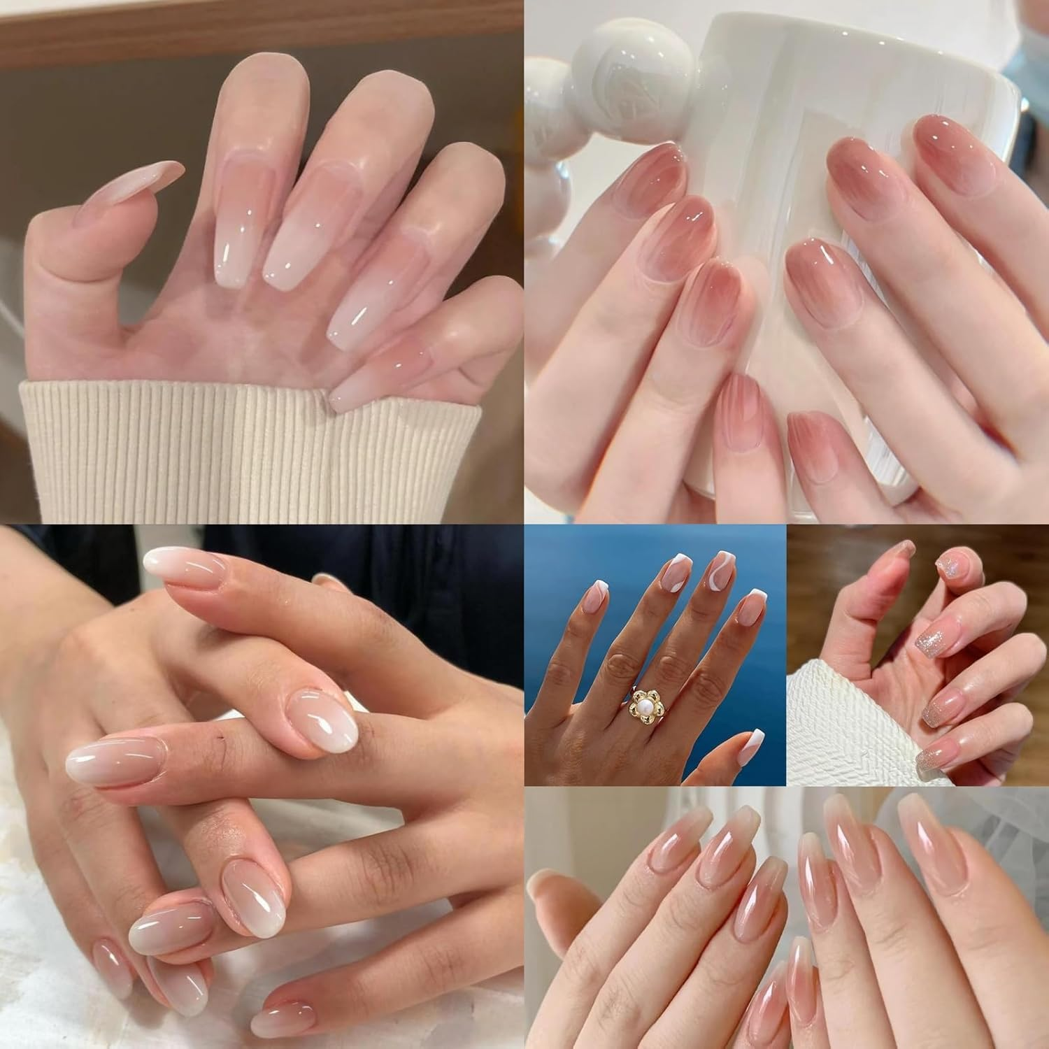 3 Pcs Acrylic Nail Brush Set for Powder,Size 8/10/14 Nail Brush Set,Nail Extension Art Women Gift Set,Professional Nail Brush for Manicure & Pedicure Nail Brushes for Professional Use image number 3