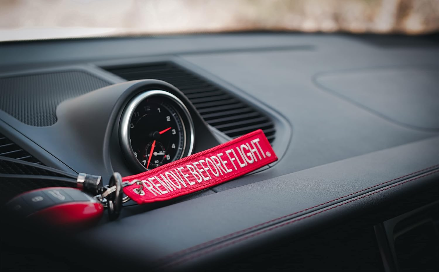 5X Remove before Flight Red Key Chain by Apex Imports(5 Pack) image number 3