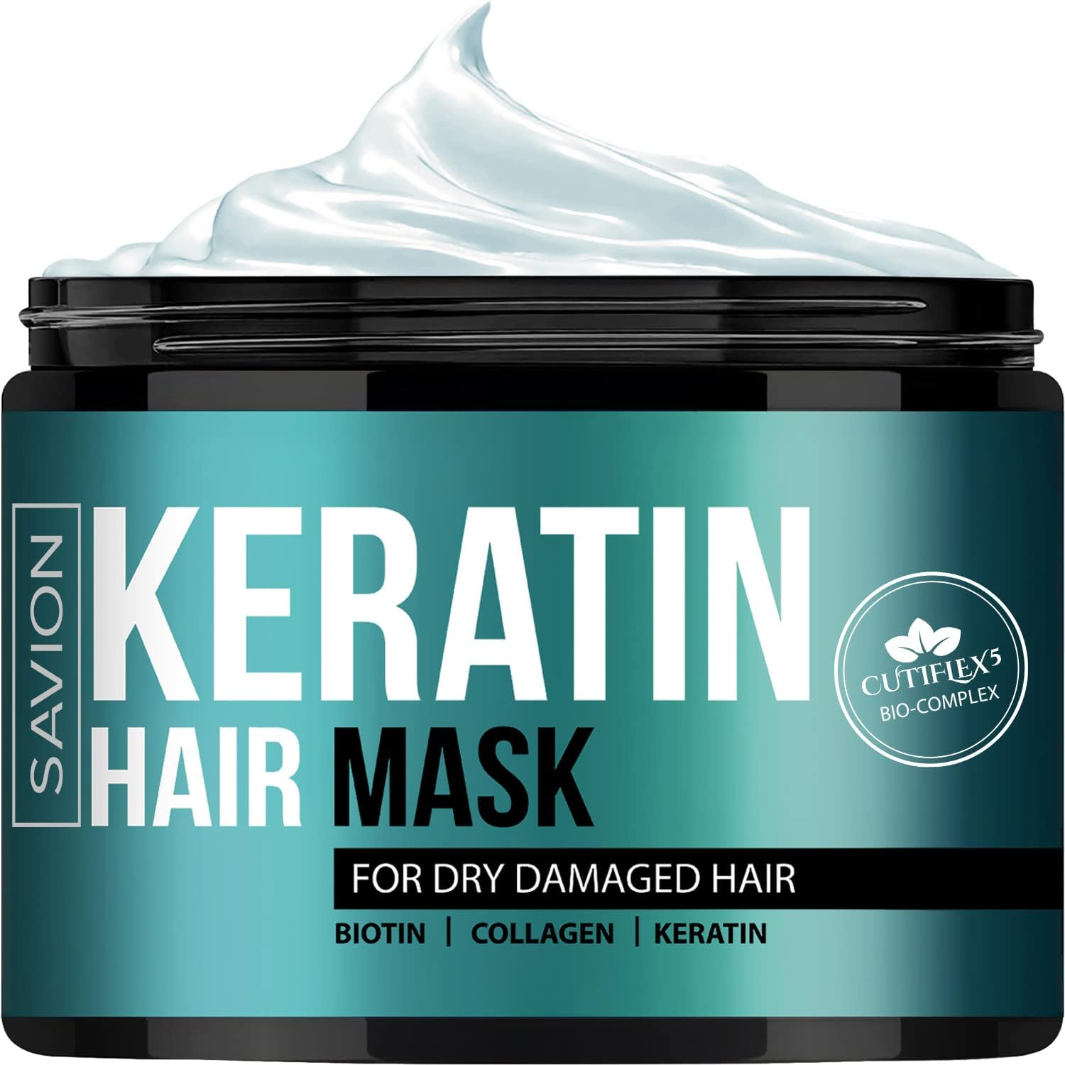 Savion Keratin Complex Hair Treatment Mask for Deep Repair Damaged Hair Root and Dry Damaged Hair image number 1