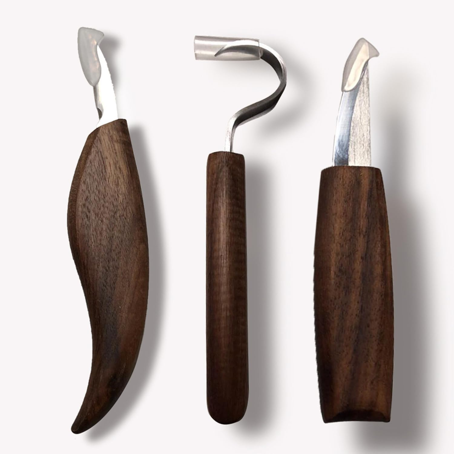 Taicols Wood Carving Knife Set, Wood Carving Whittling Knife Kit, Wood Carving Tools Set Diy Carving Knife Set Wood Carving Knife Set Chip Carving Knife Kit Cut Resistant Gloves Carving Hook Knife image number 3