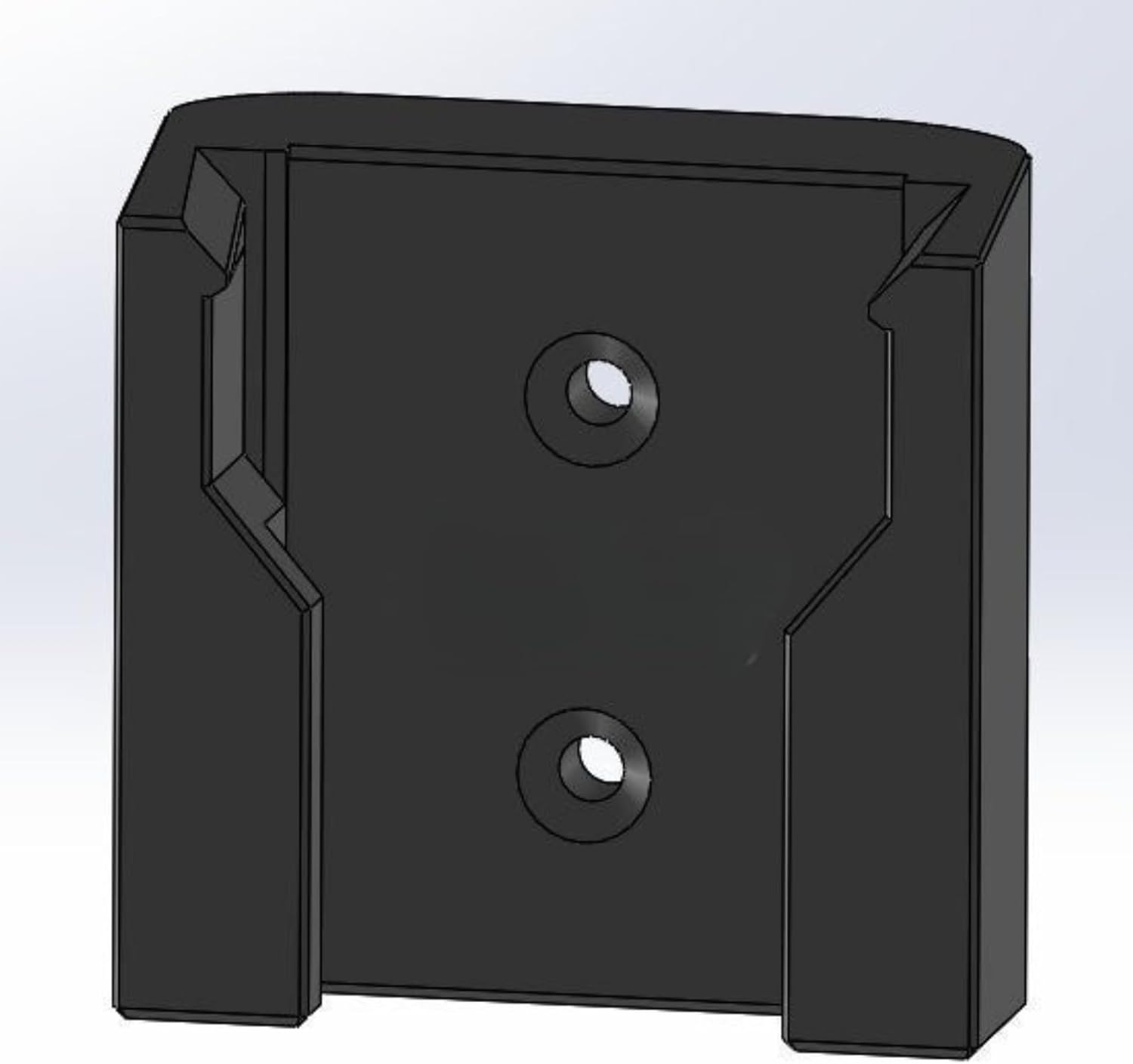 5‑Pack - M18 Tool & Battery Wall‑Mount Holders Compatible with Milwaukee M18 Batteries and Tools Custom 3D‑Printed Storage for Drills, Drivers & Bare Tools image number 5