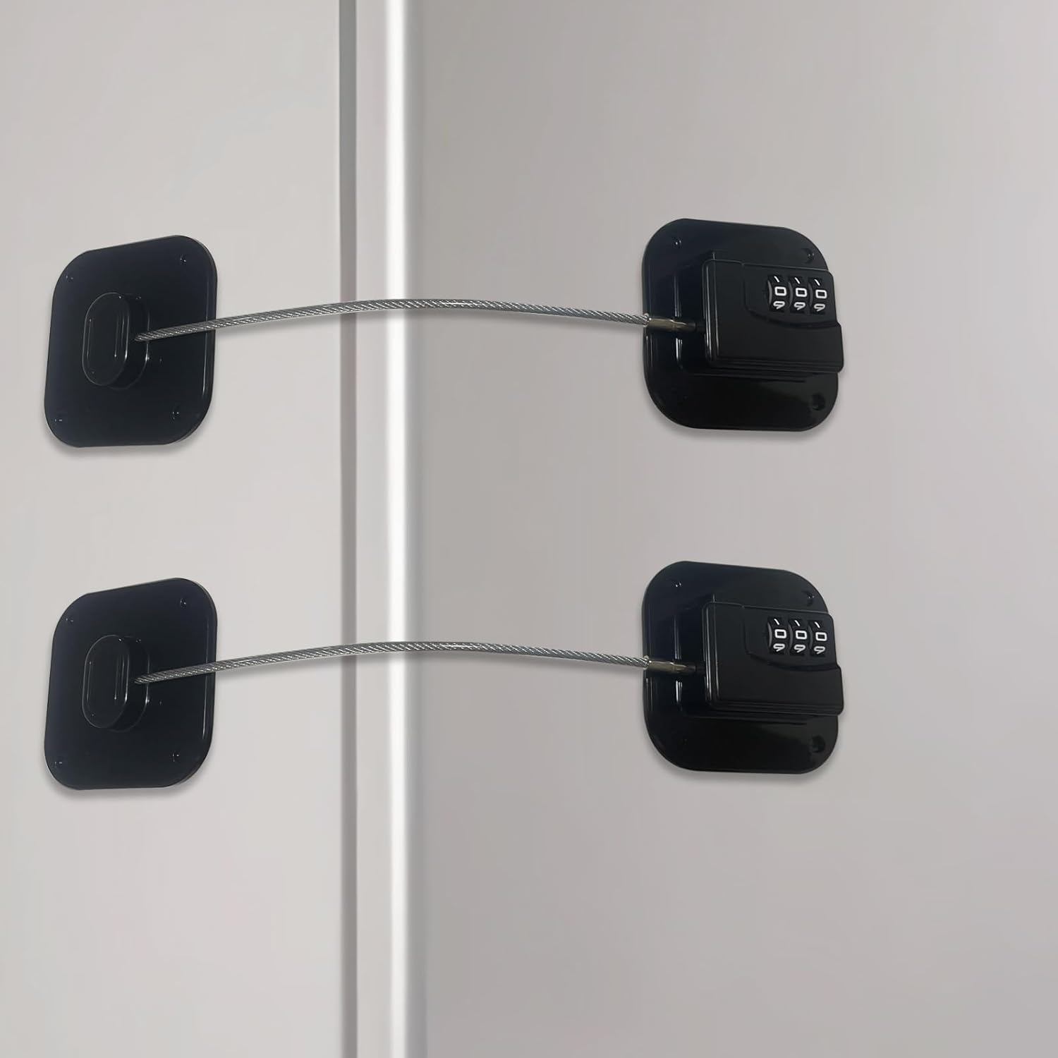 MOYONTE Cabinet Locks Baby Proofing Child Safety Cabinet Locks Child Locks for Cabinets Drawers (White)