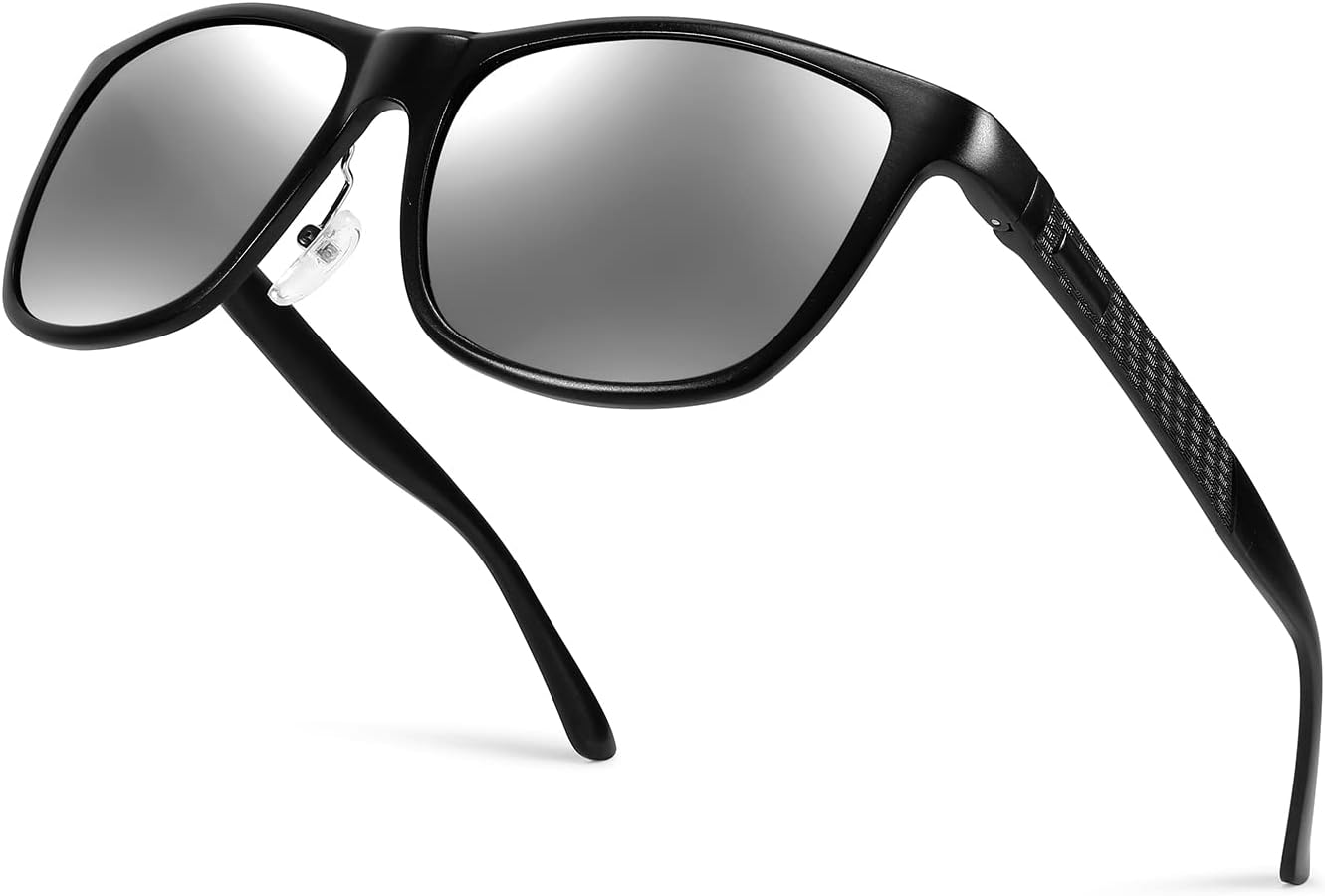 FEISEDY Classic Square Polarized Sunglasses for Men Vintage Trendy Retro Shades B1038 image number 4