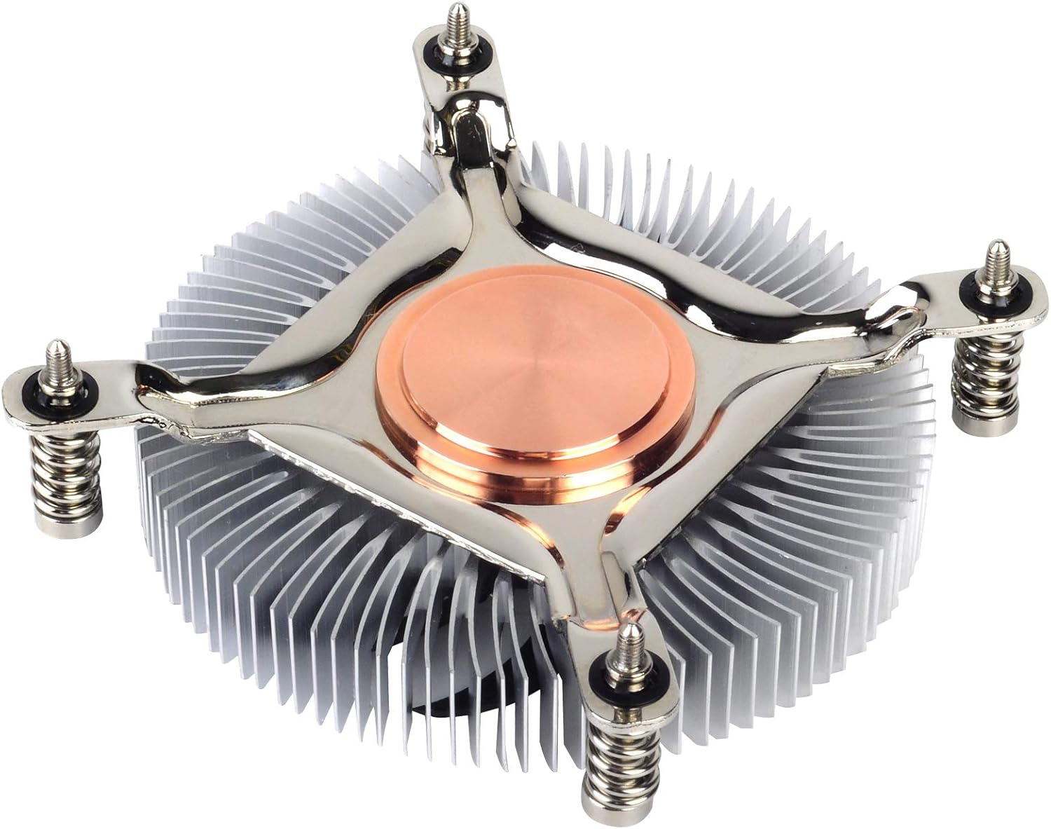 Silverstone Technology SST-NT07-115X-USA LGA1150/1151/1155/1156/1200 CPU Cooler Low Profile 23Mm Tall for 65W TDP Support with 80Mm PWM Fan SST-NT07-115X image number 1