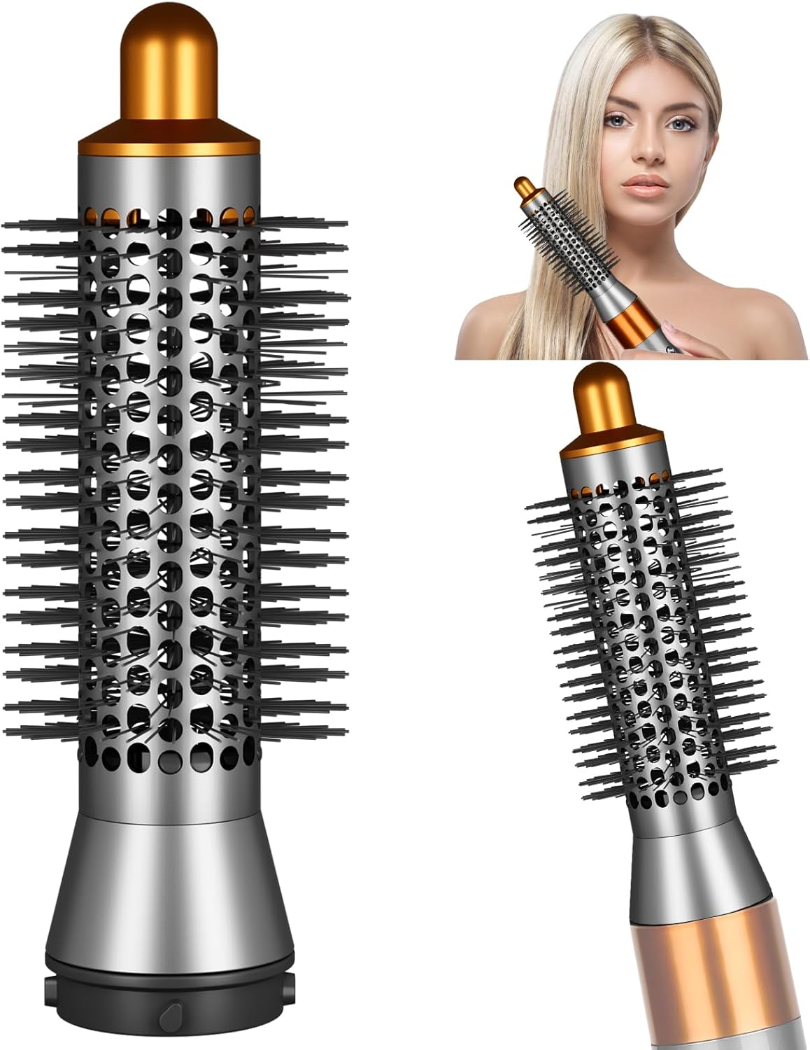 ZEPHBLOW Small round Volumizng Brush Replacement for Dyson Airwrap, 20MM Smaller round Brush Compatible with Airwrap Styler for Adds Hair Body Shape Volume, Hair Volumizing Attachment Replacemet for NO.971893-01