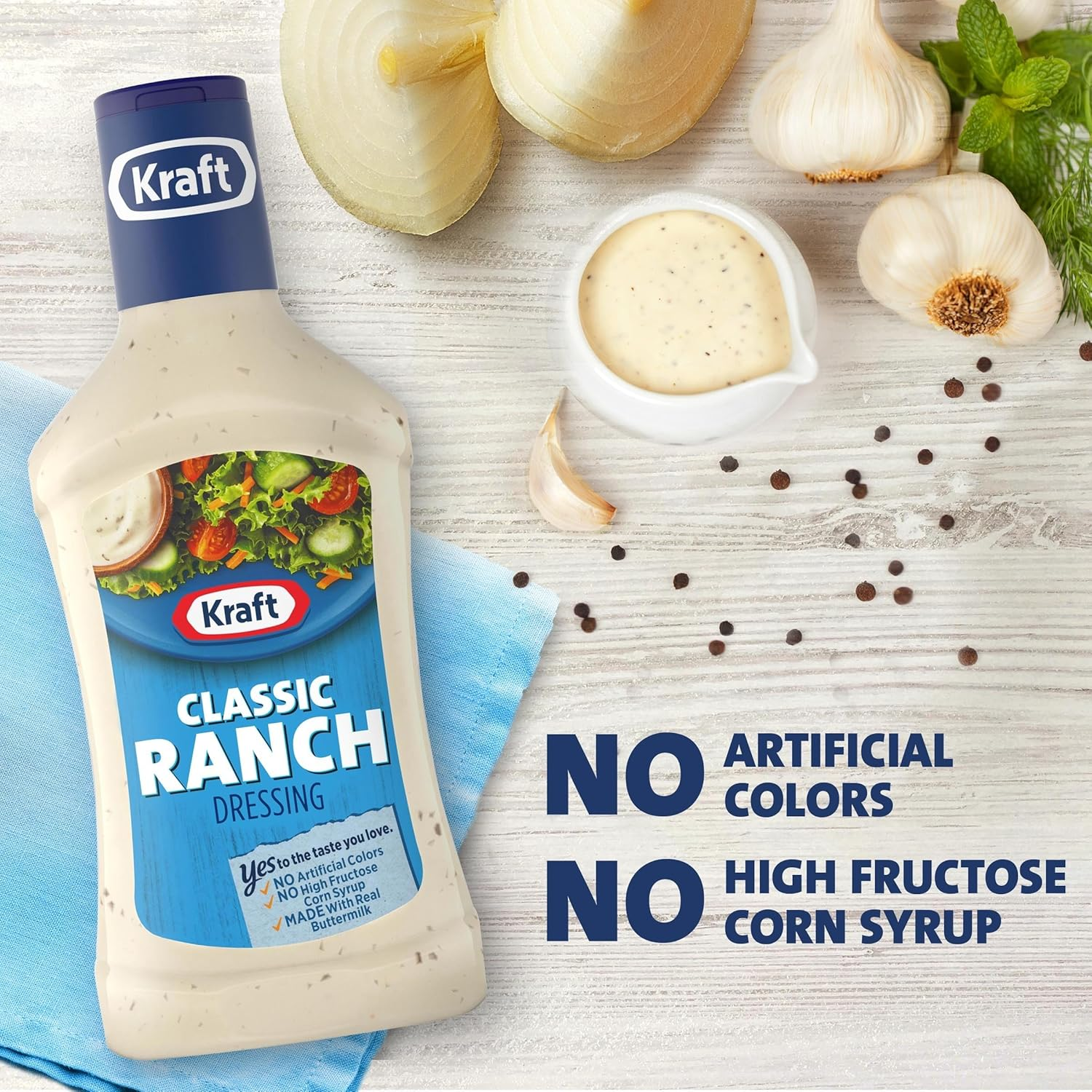 Kraft Classic Ranch Dressing, 16 Fl Oz Bottle image number 5