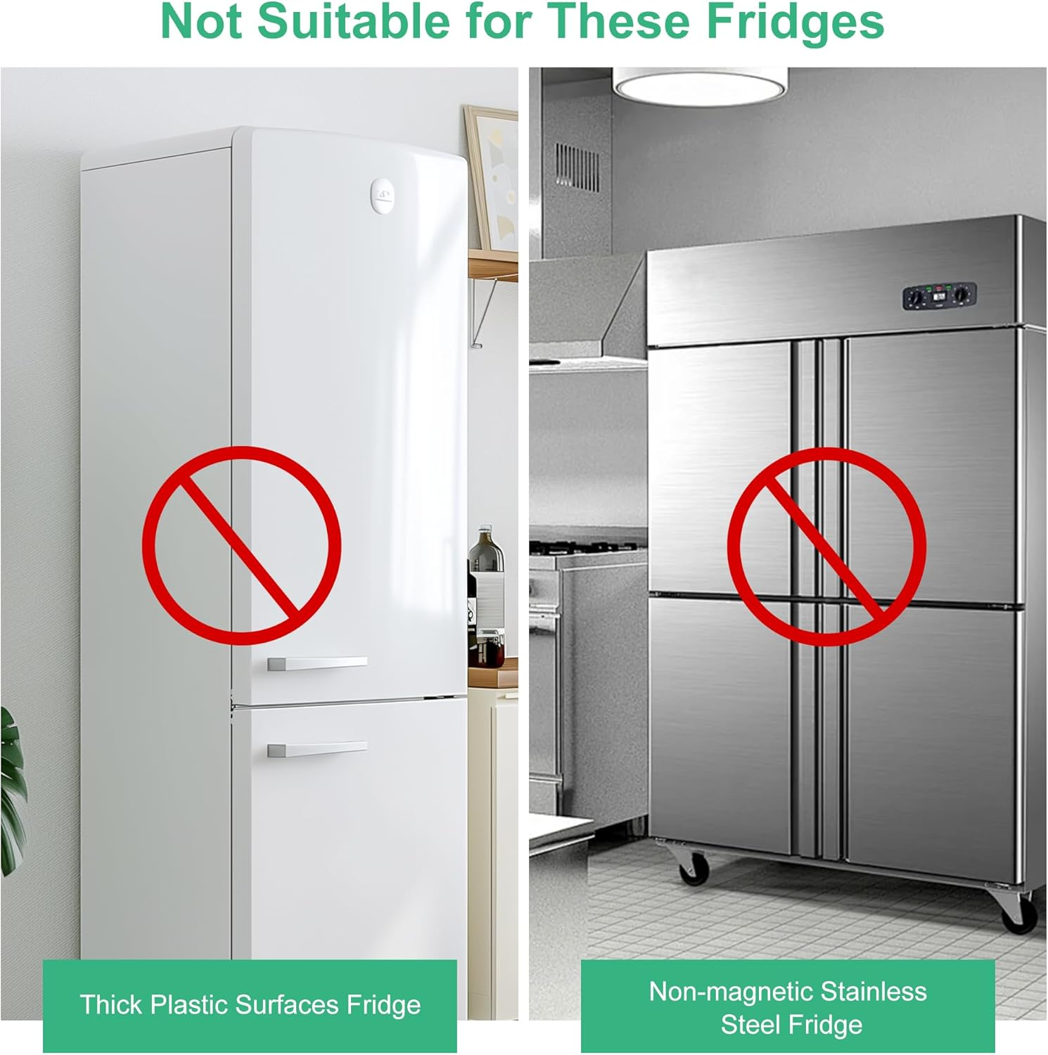 JUNART Acrylic Magnetic Fridge Calendar for Efficient Life Planning, Reusable Planner Includes 6 Markers,4 Magnetic Holders