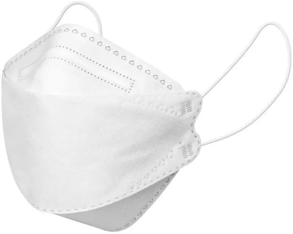KF94 Face Mask, 4-Layer Protection, Large Size, White, 30 Pack, Individually Wrapped image number 4