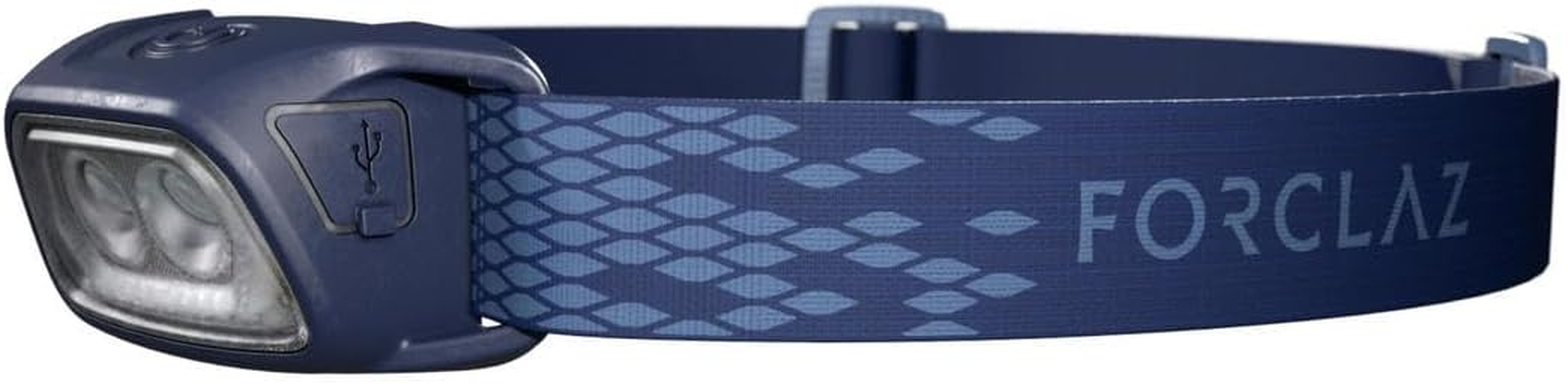 Decathlon Trek 100 Usb Rechargeable Trekking Head Torch - 120 Lumens Galaxy Blue - Headlamp image number 4