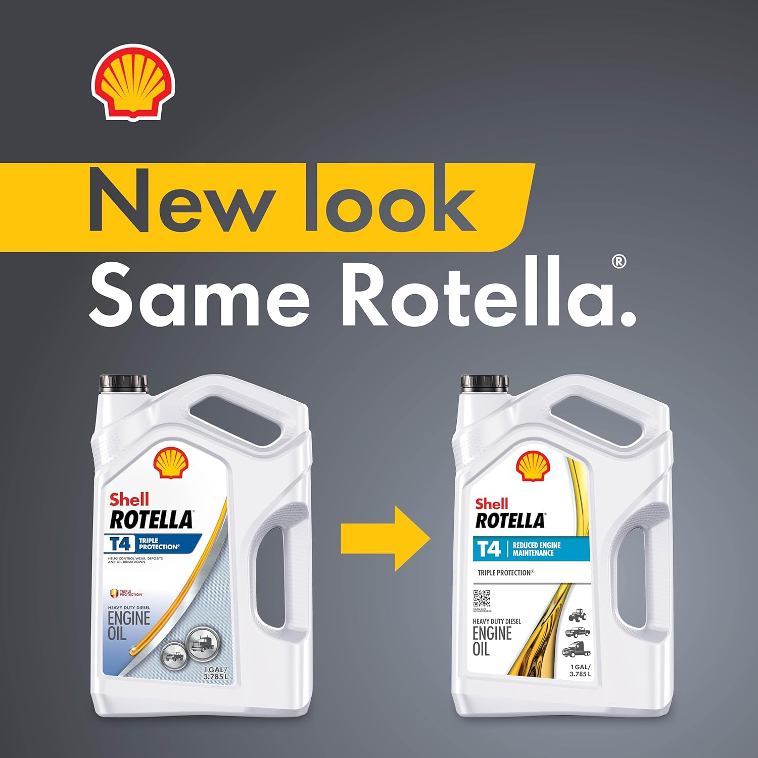Shell Rotella T4 Triple Protection Conventional 15W-40 Diesel Engine Oil (1-Gallon, Case of 3) image number 5