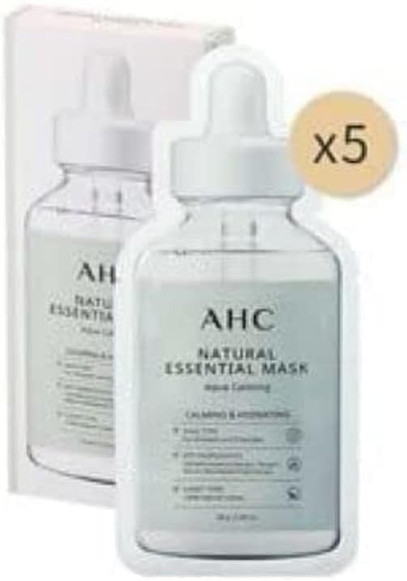 AHC Natural Essential Mask, Aqua Calming, 5 Pack image number 1