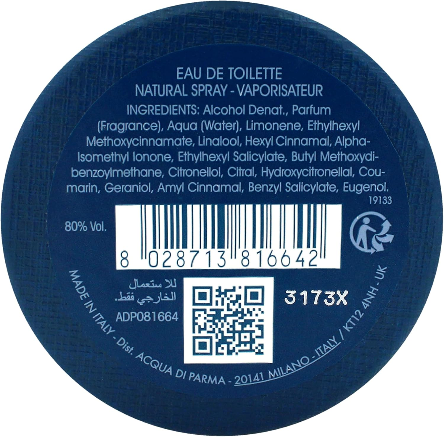 Blu Mediterraneo Fico Di Amalfi by Acqua Di Parma for Men - 3.4 Oz EDT Spray