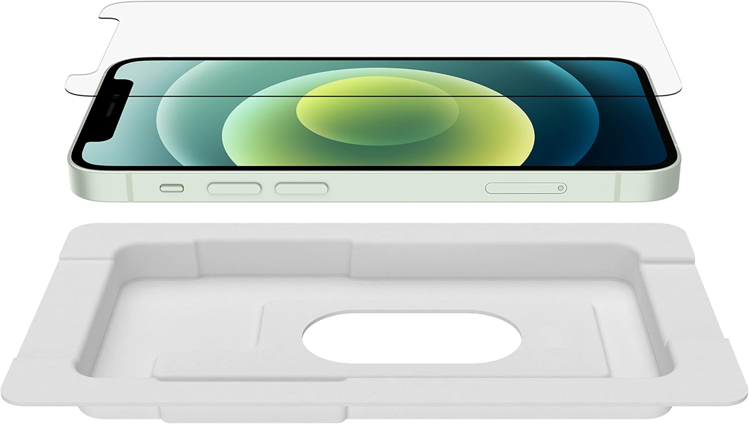 Belkin Ova020Zz Iphone 12 Mini Screen Protector Temperedglass Anti-Microbial (Advanced Protection + Reduces Bacteria on Screen up to 99%) image number 2